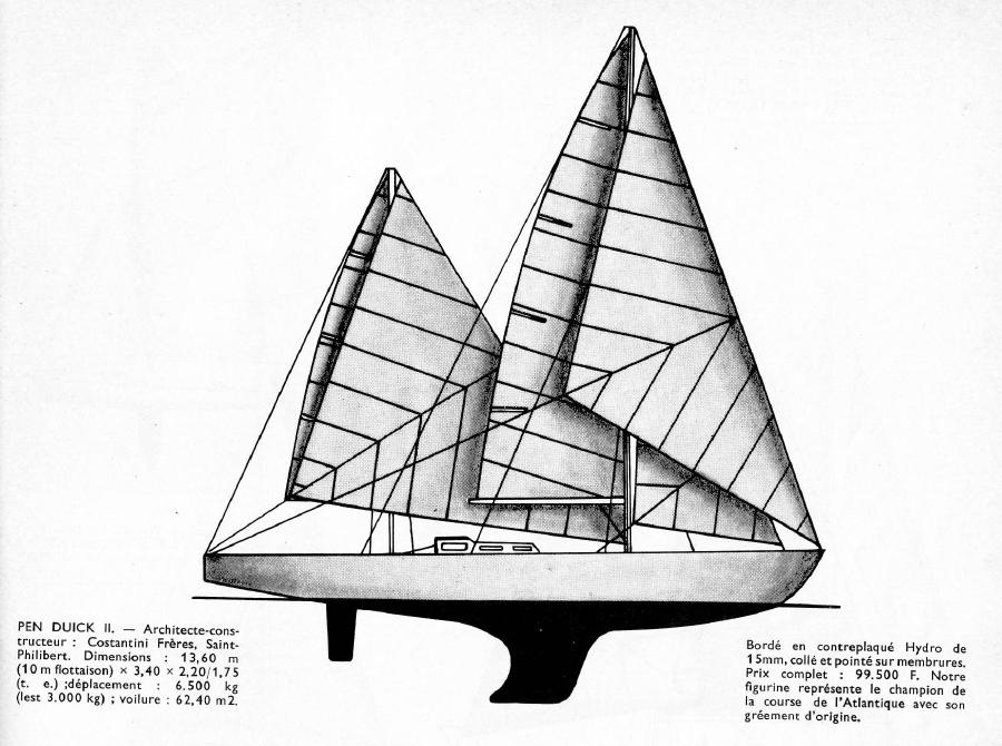Encart publicitaire du chantier en 1966